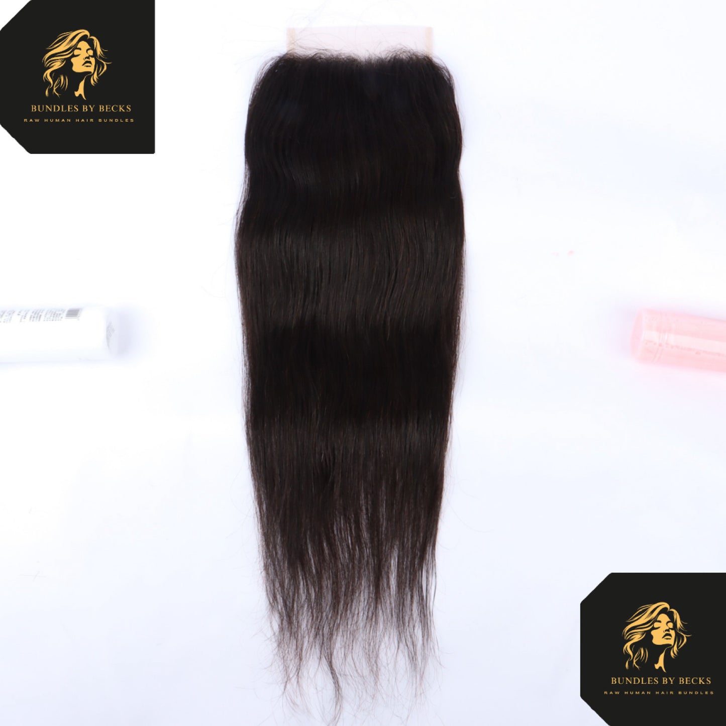 Virgin Transparent Lace Closure – 100% Unprocessed Human Hair (Straight & Body Wave)