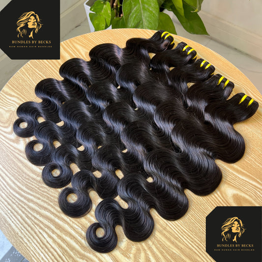Virgin Body Wave Hair Bundles – 100% Unprocessed Human Hair