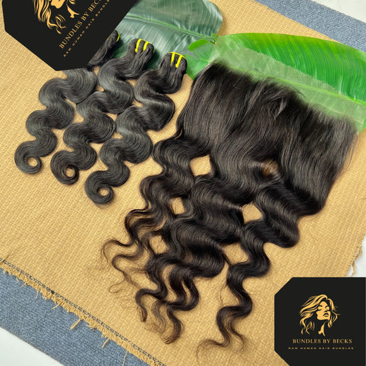 Virgin Body Wave Hair Bundles – 100% Unprocessed Human Hair
