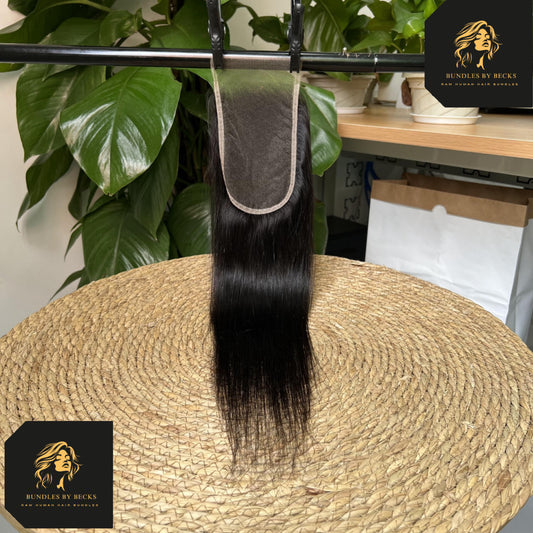 Virgin HD Closure – 100% Unprocessed Human Hair with HD Lace (Straight & Body Wave)