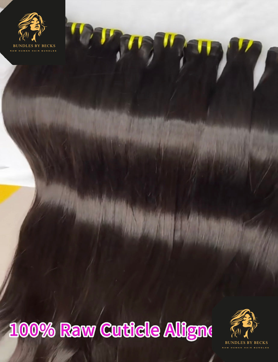 Virgin Straight Hair Bundles – 100% Unprocessed Human Hair